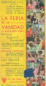 1935 Becky Sharp - La feria de la vanidad (esp) 01